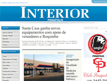 Tablet Screenshot of jornalinterior.com.br